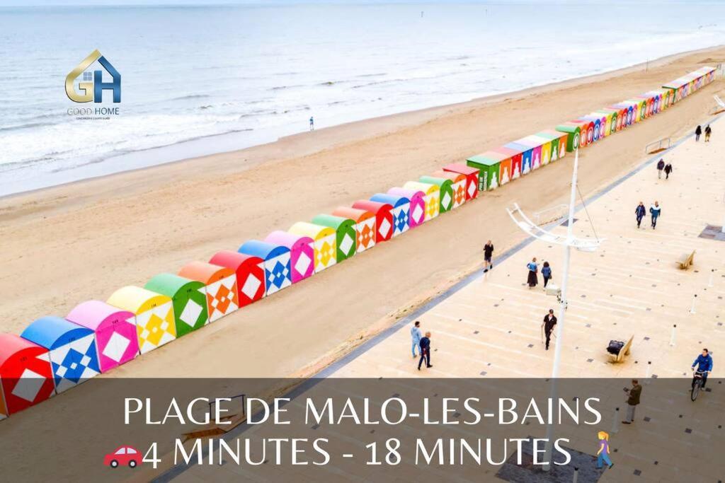 *Le Duplex De Ronsard*Plage Et Centre-Ville Dunkirk Exterior photo
